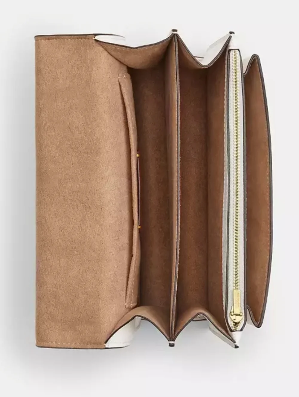 Coach Klare In Signature Canvas Leather Crossbody with Gold Chain - Picture 6 of 9